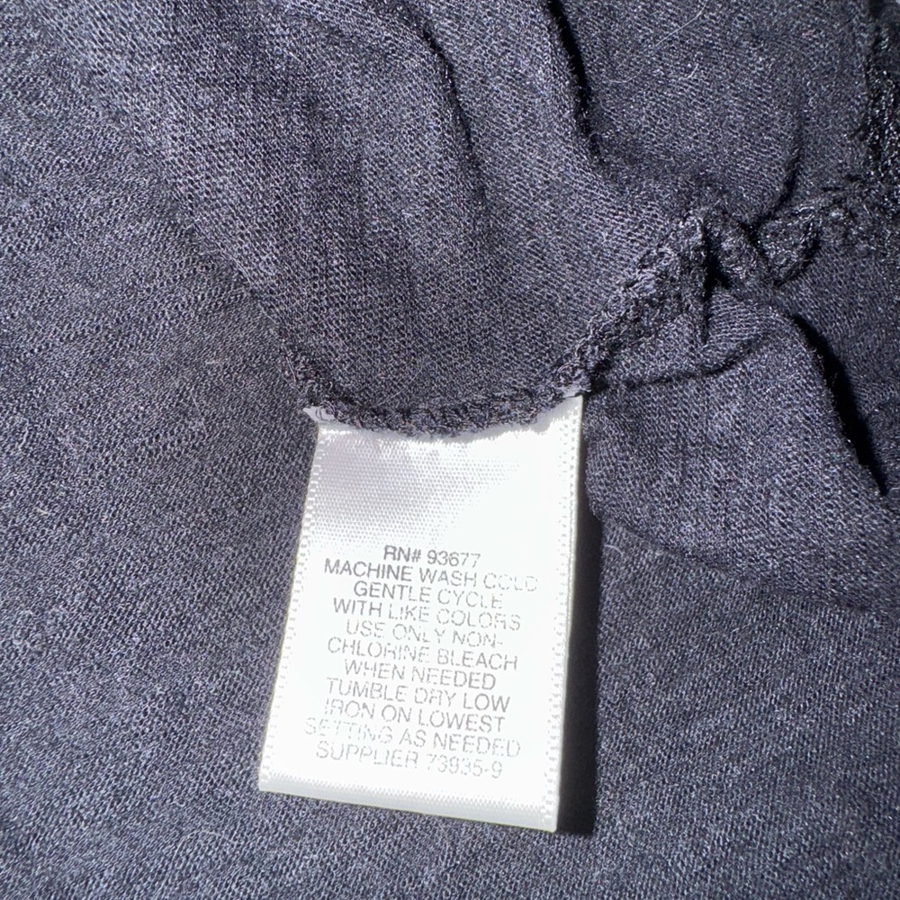 Liz Claiborne Charcoal Short Sleeve Tee - Picture 3 of 4